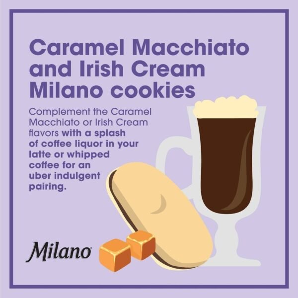 20 Pack Milano Dark Chocolate Cookies - 2 Cookies Per Pack - Image 4