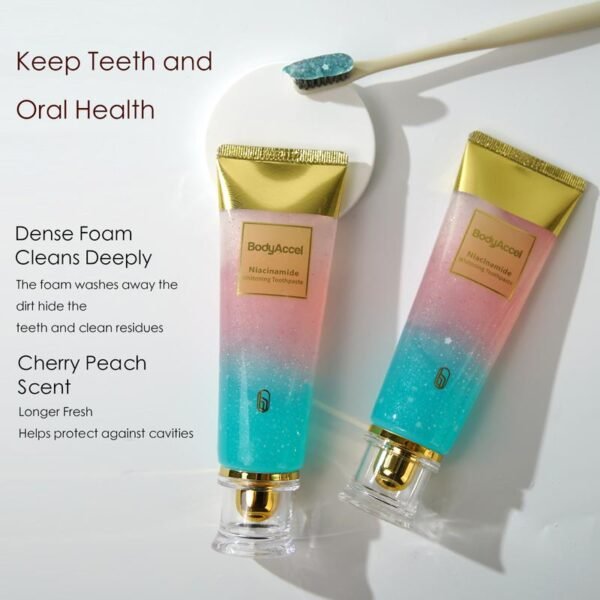 Triple Whitening Toothpaste– Brighten, Protect, Refresh with Niacinamide & Xylitol - Image 3