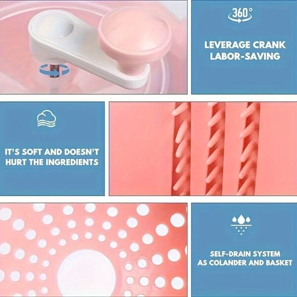 Fruit & Vegetable Washing Machine - Easy Clean Spinner Device - Image 5