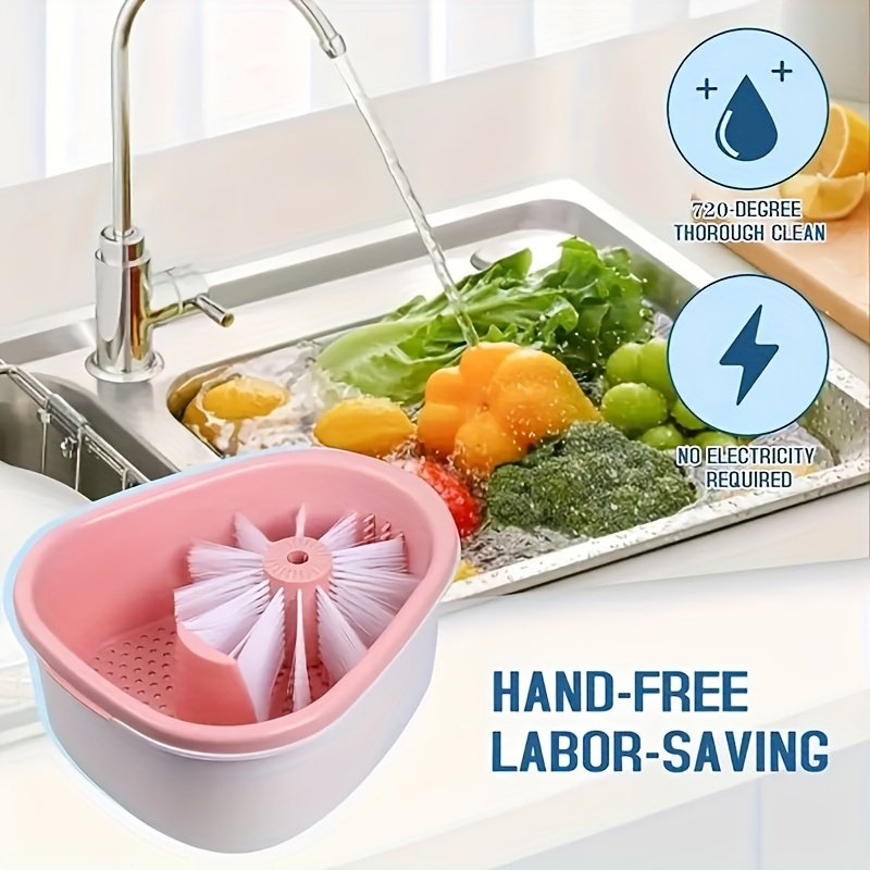 Fruit & Vegetable Washing Machine - Easy Clean Spinner Device