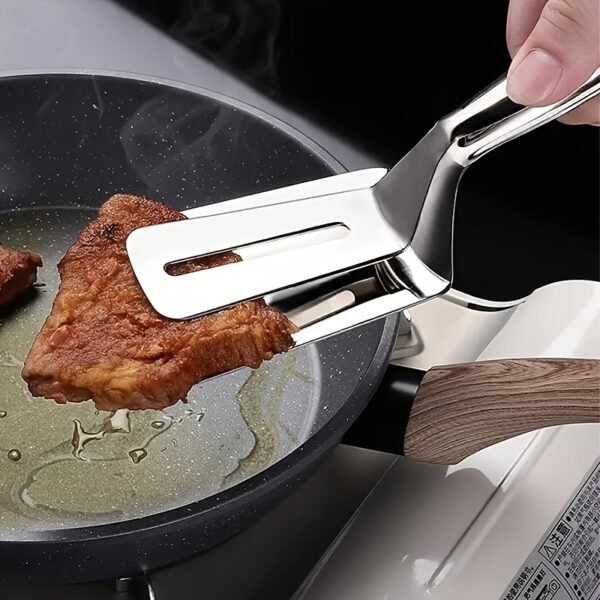 3-in-1 Steak & BBQ Spatula with Bread & Fish Clip - Image 7