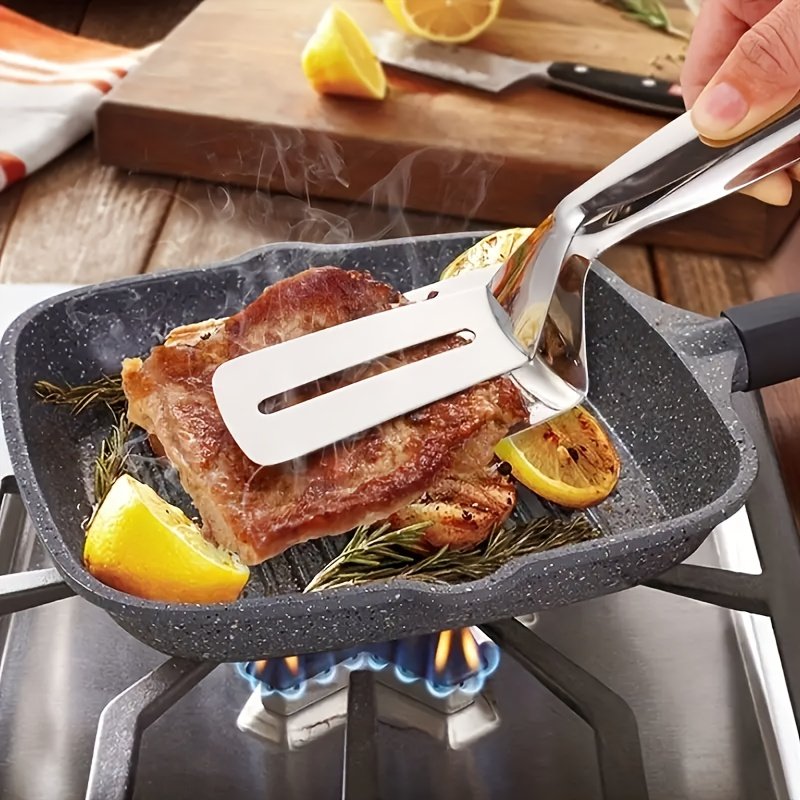 3-in-1 Steak & BBQ Spatula with Bread & Fish Clip