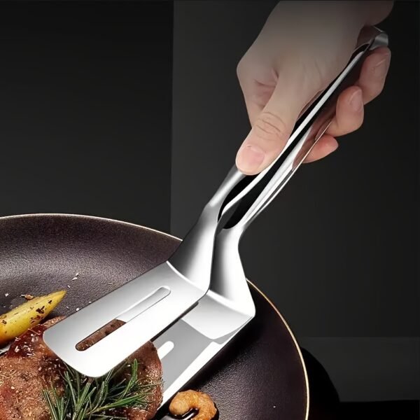 3-in-1 Steak & BBQ Spatula with Bread & Fish Clip - Image 3