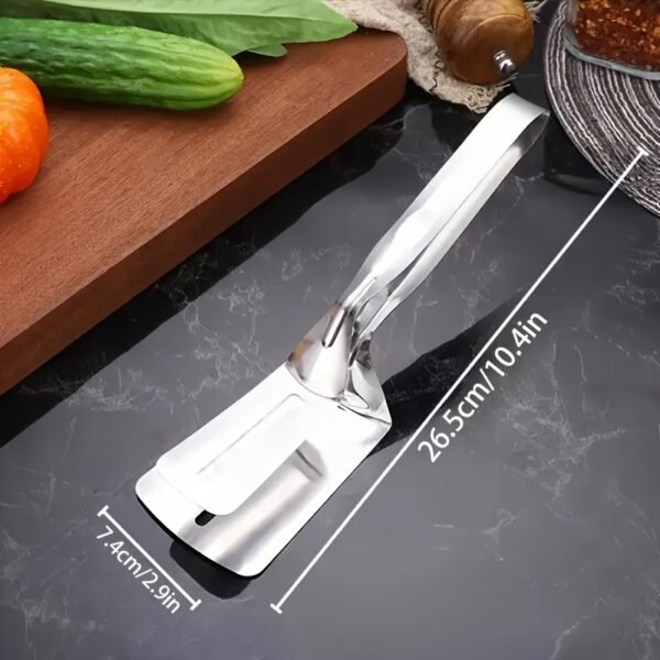 3-in-1 Steak & BBQ Spatula with Bread & Fish Clip - Image 4