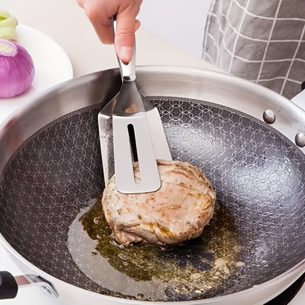3-in-1 Steak & BBQ Spatula with Bread & Fish Clip - Image 5