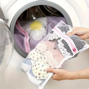 Laundry Mesh Bags 4-Pack, Durable Zippered Wash Bags for Protecting Clothes and Delicateshe Washing Machine, Laundry Bags