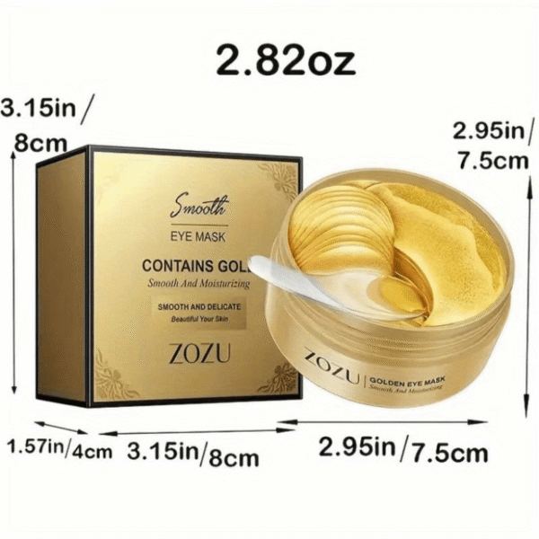 2 Boxes Avocado & Golden Eye Patches – 120 Moisturizing & Lifting Masks - Image 4