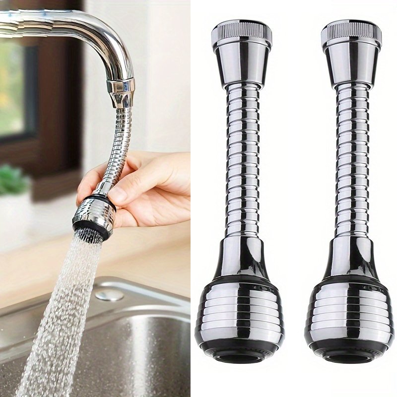 360° Rotatable Faucet Aerator, 2-Pack, Dual Mode, Water Saving