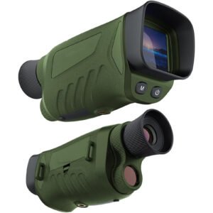 MERXENG 48MP Digital Infrared Night Vision Binoculars – 8X Zoom, Rechargeable, Waterproof, Day & Night Use for Camping, Hiking, Wildlife