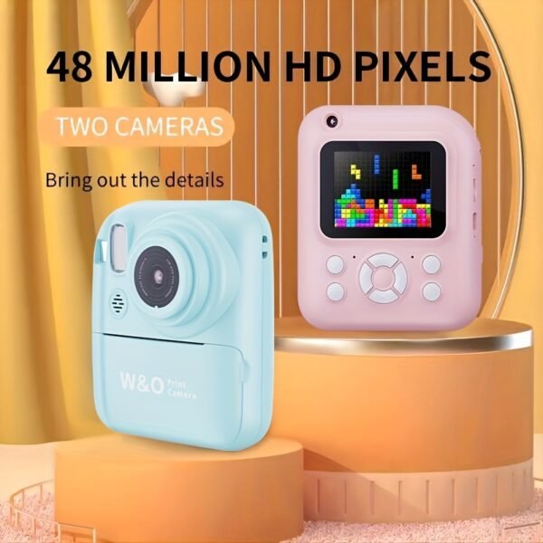 Instant Print Camera for Kids – 3-in-1 Camera, Games, MP3, 1080P Video, 10x Zoom, Includes 32GB & Accessories - Image 12