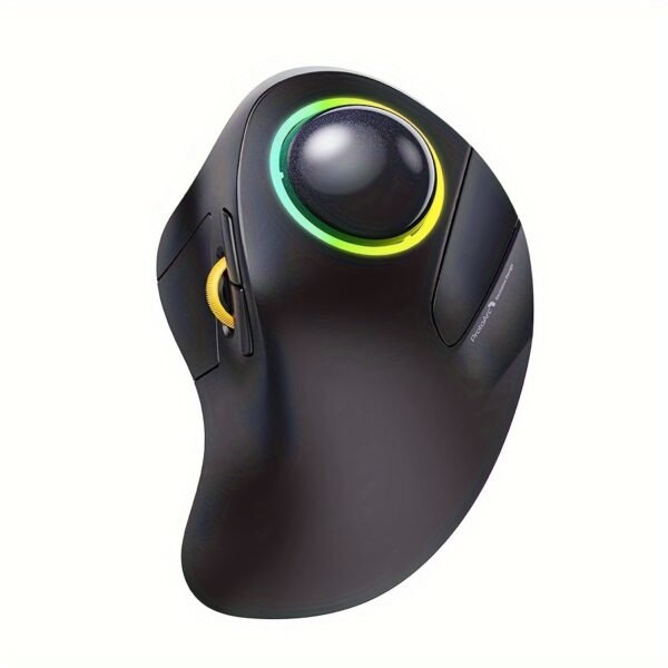 ProtoArc EM03 Multi-Device Wireless Trackball, Ergonomic RGB, Finger-Control, Rechargeable - Image 6