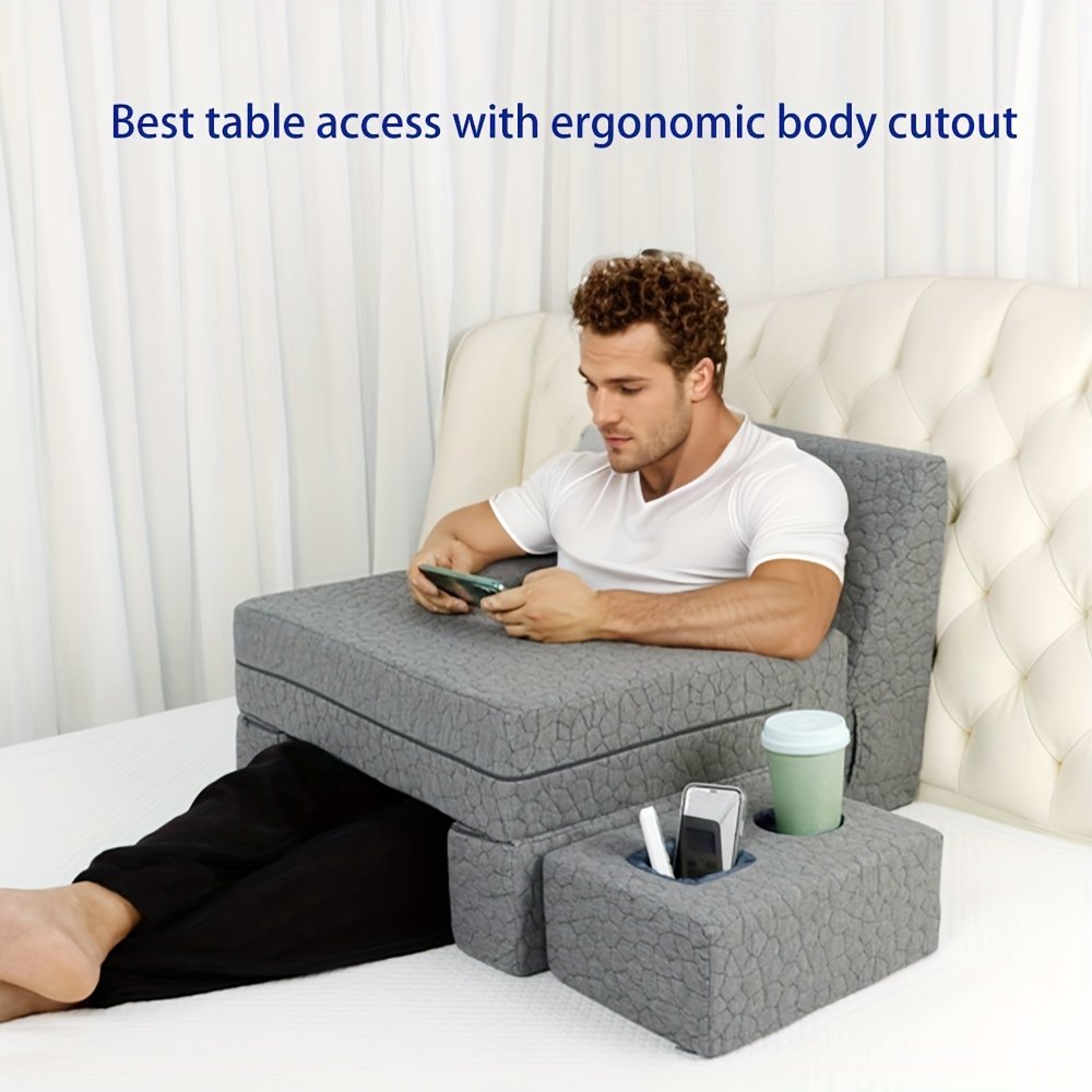 Multi-Purpose Foam Wedge Pillow for Gaming & Relaxing