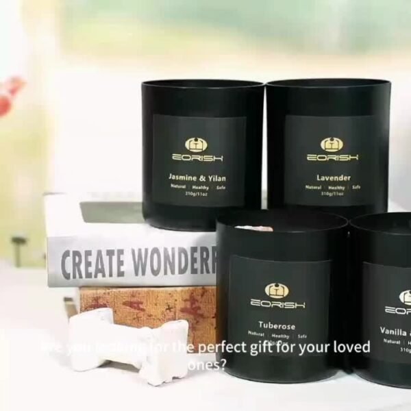 Long-Lasting 8pcs Crystal Scented Candle Gift Set with Silicone Pads – 44oz, Lavender & Vanilla & Jasmine & Tuberose - Image 7