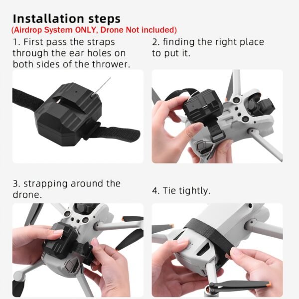 DJI Mini 3 Pro Drone Airdrop System Set - Release and Delivery Payload Device for Drone Droping Tools with Easy Installation - Image 7