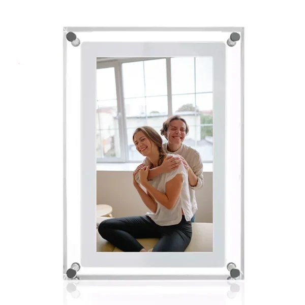 Acrylic Digital Photo Frame 5/7 Inch 1000mAh Vertical Display IPS Screen 4G Memory Battery Porta Retrato Digital - Image 2