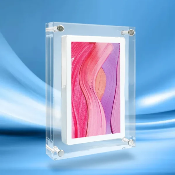 Acrylic Digital Photo Frame 5/7 Inch 1000mAh Vertical Display IPS Screen 4G Memory Battery Porta Retrato Digital - Image 4