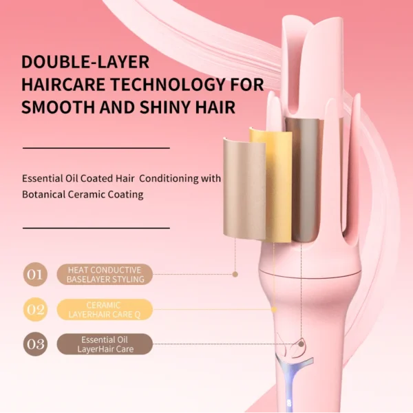 Automatic 32mm Hair Curler – Anion Ceramic & Adjustable Heat - Image 4