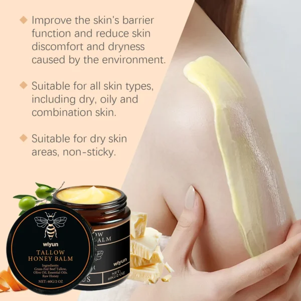 Beef Tallow Cream Remove Dark Spots Melanin Brightening Firming Tightening Repair Anti Sagging Dryness Moisturizing Body Lotion - Image 2