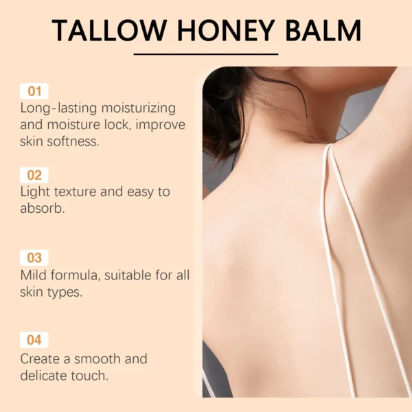 Beef Tallow Cream Remove Dark Spots Melanin Brightening Firming Tightening Repair Anti Sagging Dryness Moisturizing Body Lotion - Image 5