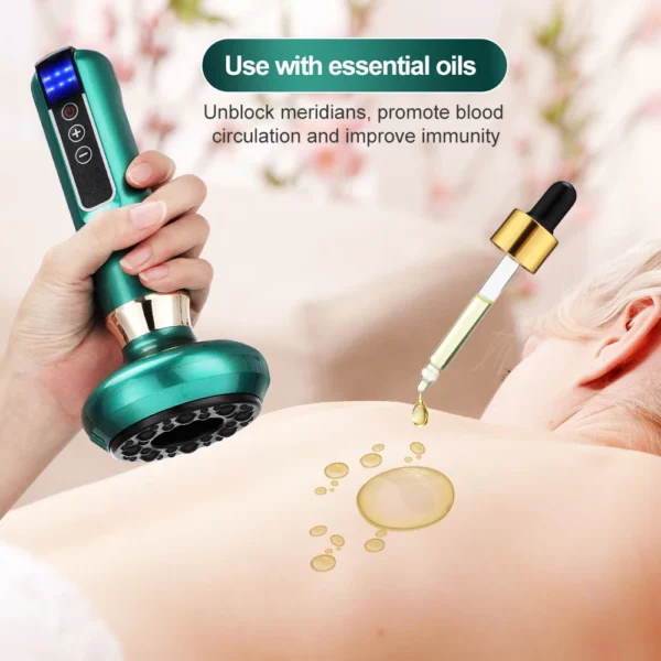 Electric Cupping Massager with Gua Sha & Infrared – Anti-Cellulite Body Slimming Vacuum - Image 5