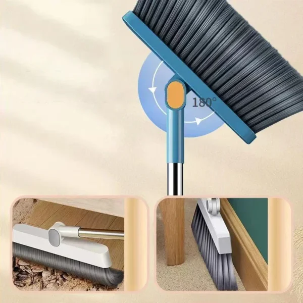 Foldable broom dustpan set Household broom broom trash shovel Extra thick broom dustpan set - Image 3