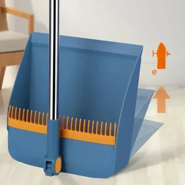 Foldable broom dustpan set Household broom broom trash shovel Extra thick broom dustpan set - Image 5