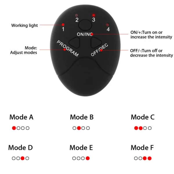 Wireless EMS Fitness Massager for Abs, Hips & Thighs - Image 4