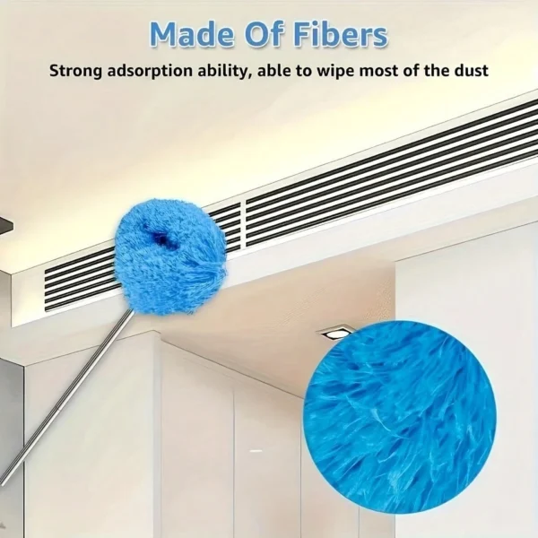 Microfiber Ceiling Fan Duster, Extendable to 80cm, Reusable Cleaning Brush - Image 5