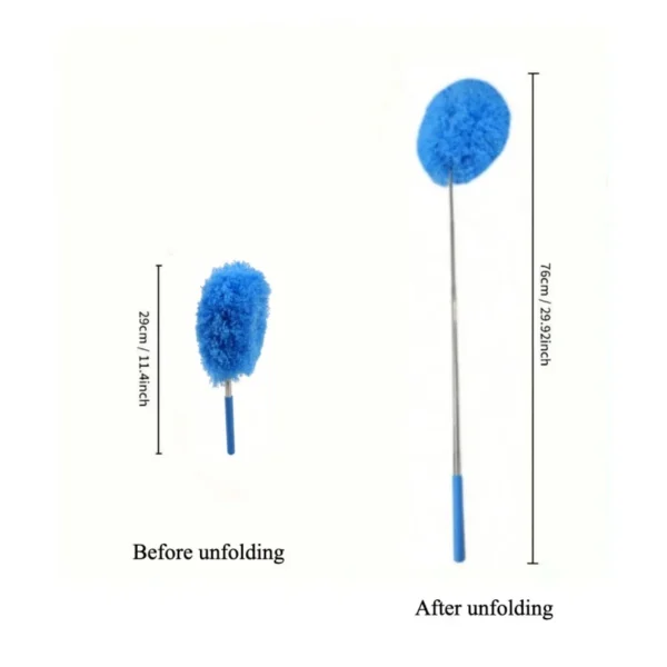 Microfiber Ceiling Fan Duster, Extendable to 80cm, Reusable Cleaning Brush - Image 6