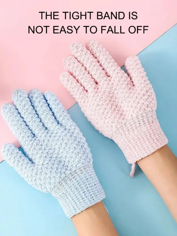 Rubbing Towel Five Finger Shower Gloves Shower Frosted Mud Shower Tools Frosted Shower Towel Scrubbing Tool Shower Gloves 1pc - Image 2