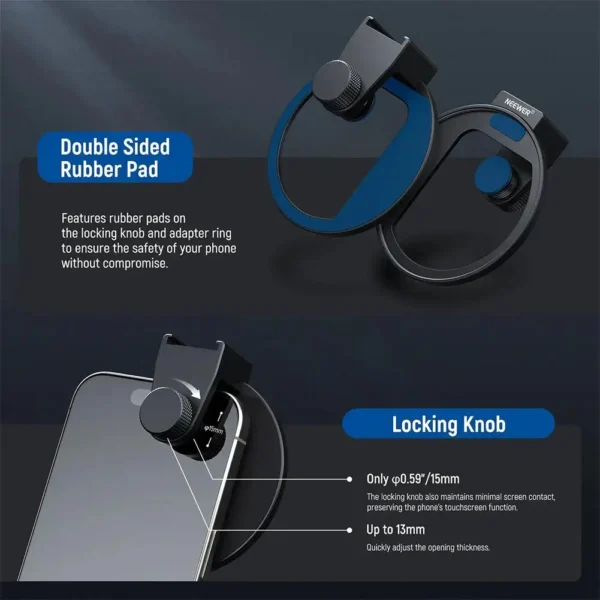 67mm Phone Filter Holder Mount Lens Filter Clip With Cold Shoe Adapter Universal For IPhone Photography And Camera Accessories - Image 6