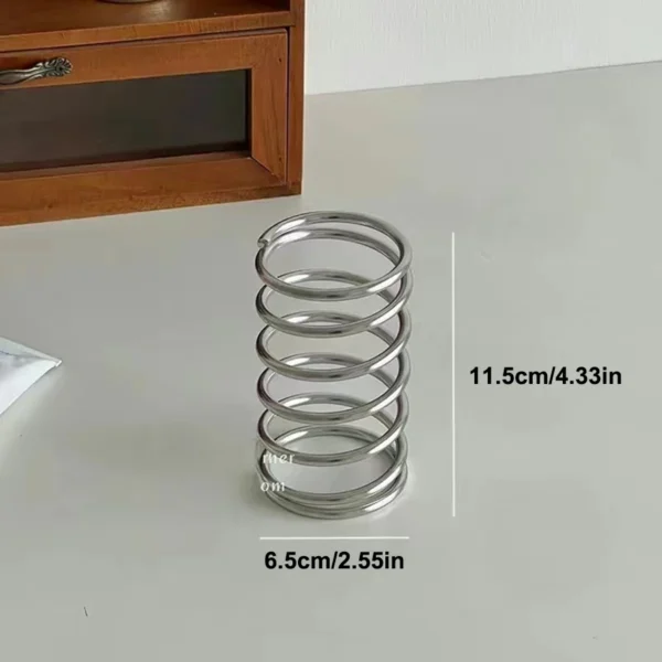 Stainless Steel Toothbrush Holder Metal Bathroom Accessories Tool for Toothpaste Makeup Brush Storage Rack Home Decoration - Image 5