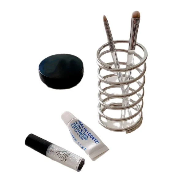 Stainless Steel Toothbrush Holder Metal Bathroom Accessories Tool for Toothpaste Makeup Brush Storage Rack Home Decoration - Image 6