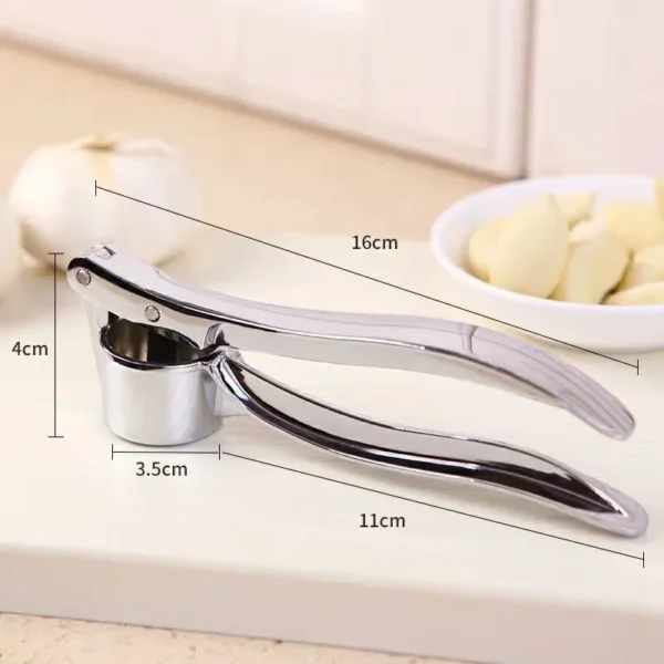 Stainless steel garlic masher Garlic Press Kitchen Tools Accessories Manual ginger juicer Manual press tool Garlic grinder - Image 5