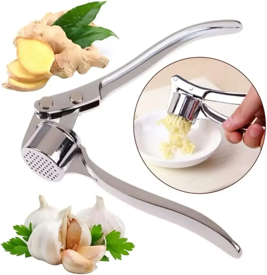 Stainless steel garlic masher Garlic Press Kitchen Tools Accessories Manual ginger juicer Manual press tool Garlic grinder