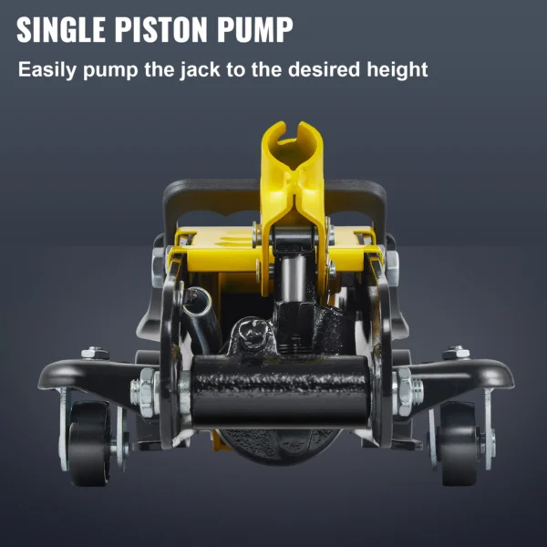 VEVOR 2.5T Floor Hydraulic Jack Pneumatic Low Profile Floor Jack Heavy-Duty Steel Racing Floor Jack with Single Piston Lift Pump - Image 5