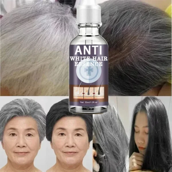 White hair killer, remove gray hair and restore natural hair color in 7 days - Image 4