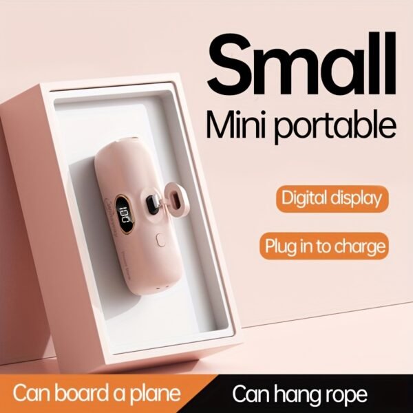 WINSWAY Mini 5000mAh Power Bank, USB-C, Universal for iPhone/Android - Image 13