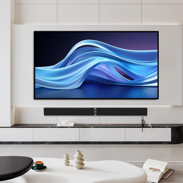 2 IN 1 TV Sound Bar, Sound Bars for Smart TV, 50W Wireless 2.0 Channel Home Audio Sound Bars with ARCu002FOpticalu002FAUX Connection - Image 10