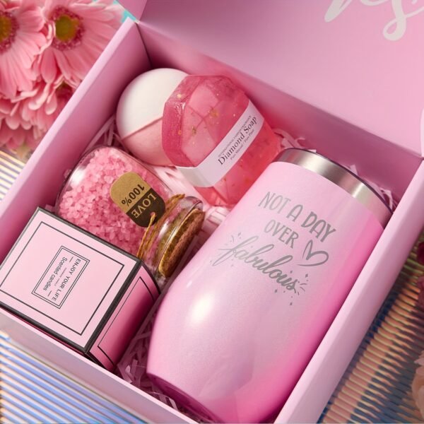 Spa Gift Box Set for Women – Self-Care Kit with Bath Essentials, Ideal for Mother’s Day, Birthdays, or Romantic Gifts - Image 3