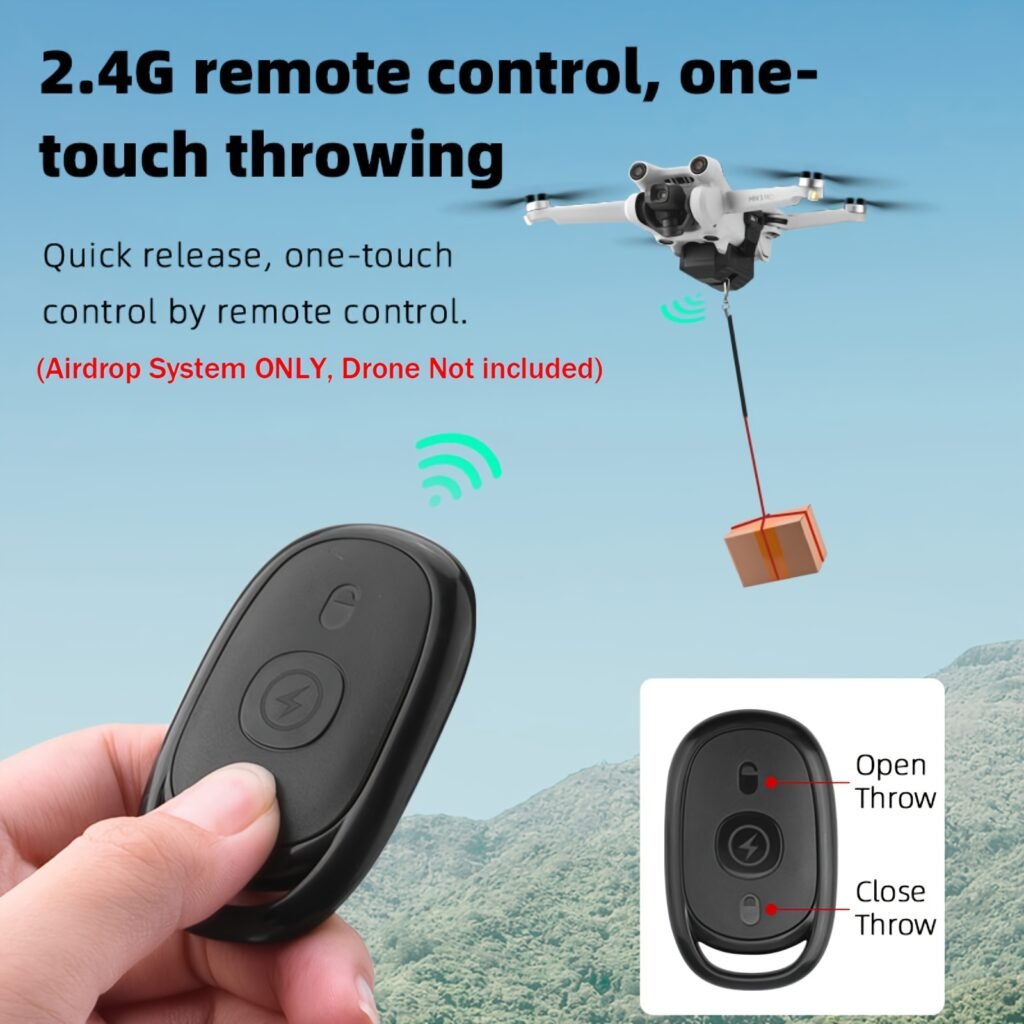 DJI Mini 3 Pro Drone Airdrop System Set - Release and Delivery Payload Device for Drone Droping Tools with Easy Installation